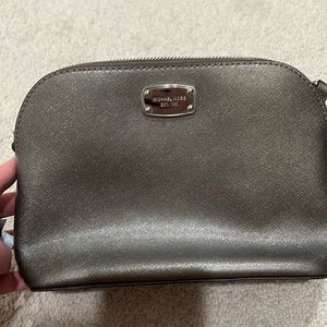 Michael Kors Silver Crossbody bag with Strap